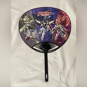 Gundam Universe Hand Fan Convention Swag Promo Tamashi Nations 13.5”L x 9.5”W